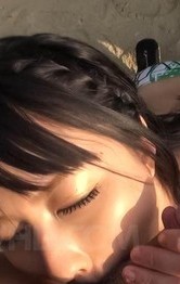 Asian Mature Milf Porn - Megumi Haruka Asian licks balls and rubs dick between tits out